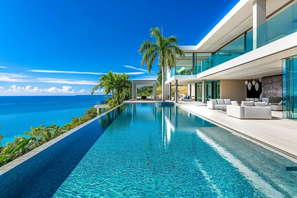 Villa with a Pool Design - Novarch AI
